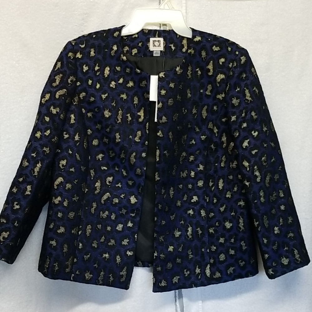 ANNE KLEIN WOMEN JACKET/BLAZER SZ L NEW WITH TAGS